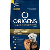 Ração Origens Cães Filhotes York, Maltes E Spitz 10,1kg