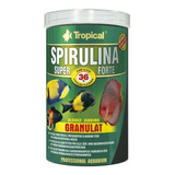 Ração P/ Peixes Tropical Spirulina Super Forte Granulat 150g
