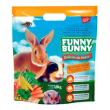 Ração Porquinho-da-india, Coelho, Hamster Funny Bunny 1,8kg