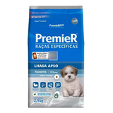 Ração Premier Lhasa Apso Caes Filhote Raça Específica 2,5kg 