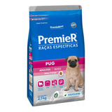 Ração Premier Raças Específicas Pug Cão Adulto Frango 2,5kg