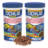 Ração Prodac Cichlid Sticks Ciclídeo Africano Americano 180g