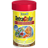 Ração Tetra Color Flakes Flocos 20g Aumenta Coloração Peixes