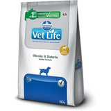 Ração Vet Life Natural Obesity Diabetic Cães Mini 10kg Pett