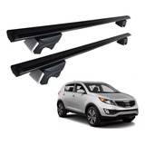Rack Bagageiro Eqmax Aluminio Beta Preto Sportage 2013 2014