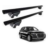 Rack Bagageiro Eqmax Beta Aluminio Preto Audi Q5 2013 2014
