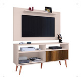 Rack Com Painel Retrô Samba C/ Pés Palito - 3 Cores / Mania