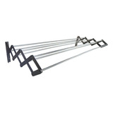 Rack De Roupas Extensível Mor 6037 Tender Em Alumínio 100 Cm
