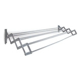 Rack De Secagem De Parede De Alumínio Dobrável Mor 80 Cm Para Roupas