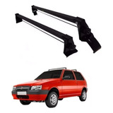 Rack De Teto Bagageiro Aço Fiat Uno 2 Portas 2002