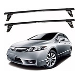 Rack De Teto Eqmax Aço Bagageiro Honda New Civic 2008