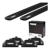 Rack De Teto Thule Preto Asx C/ Longaina Integrada Wingbar
