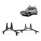 Rack Suporte Porta Escadas Veículos Leves Universal Preto