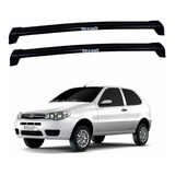 Rack Teto Palio 2 Portas 2003 Bagageiro Eqmax Preto Travessa