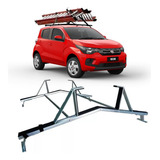 Rack Teto Suporte Porta Escadas Fiat Mobi Siena Fiesta