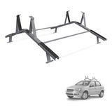 Rack Teto Suporte Porta Escadas Uno Palio Siena Mobi
