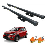 Rack Travessa Longarina Fiat Mobi Way Bagageiro E 2 Cintas
