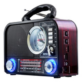 Rádio Am Fm Retrô Vintage Antigo Bluetooth Pen Drive Bivolt