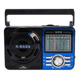 Rádio Antigo Bluetooth Retro 10w Fm/am Usb Grasep - D-f10bt