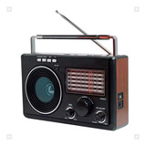 Rádio Antigo Zona Rural Am Fm Sw Bluetooth Usb Longo Alcance