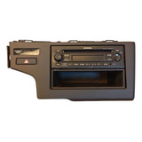 Rádio Cd Player Com Moldura Painel Honda Fit 2014 Original