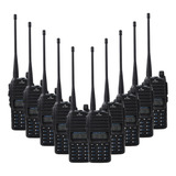 Rádio Comunicador Baofeng Uv-82 Dual Band Rádio Fm + Fone Cor Preto