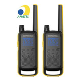 Radio Comunicador Walkie-talkie Motorola Talkabout T470 Com 2 Rádios Nacional - Amarelo Bivolt 127/220v