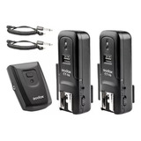 Radio Flash C/2 Receptores Para Dslr Canon Nikon 16 Canais 