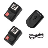 Radio Flash Universal 4 Canais Transmissor + 2 Receptores