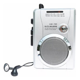 Rádio Gravador Fita Cassete K7 Walkman Retro Am/fm