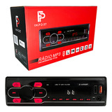 Radio Mp3 Automotivo Bluetooth Usb Fm Sd 4ch Player Som Auto