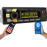 Rádio Mp3 Player Bluetooth Led 7 Cores 4 Usb 4x50w Potência