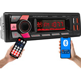 Rádio Mp3 Player Bluetooth Led 7 Cores 4 Usb 4x50w Potência