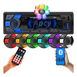 Rádio Mp3 Som Automotivo Bluetooth 7 Cores 200w Pen Drive Sd 45w