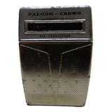Radio Pilha Portátil Falcon Crown Retrô Anos 80 Não Funciona