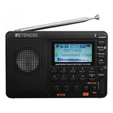 Rádio Portátil Gravador E Mp3 Player Am Fm Mp3 Retekess V115