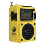 Rádio Portátil Hrd-701 Fm Mw Sw Wb Receiver Reprodução De Ca