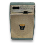 Rádio Portátil Wilco Antigo 6 Transistores Azul