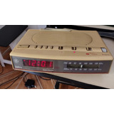 Rádio Relógio Antigo Ge Funcionando - 110v - #av
