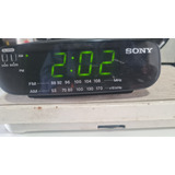 Rádio Relógio Despertador Sony Icf-c212