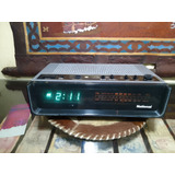 Rádio Relógio Digital Antigo National