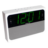 Rádio Relógio Digital Philco Fm Bluetooth Dual Alarme Cor Branco Bivolt