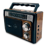 Rádio Retro Radinho Vintage Portátil Potente Usb Mp3 Am Fm 