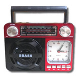 Rádio Retro Rélogio Alarme Duplo Am-fm Regulador Bivolts Lan