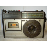 Rádio Sanyo Cassete Recorder M2422n