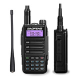 Rádios Walk Talk Comunicador 80km Uv16 Microfone Ip55
