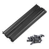 Raio Bike Inox Preto Aro 29 Várias Medidas Jogo 36 Raios