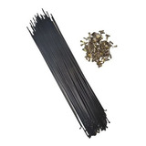 Raio Inox 295 X 2,0mm Raio Preto Richman Aro 29/700 72 Pçs