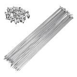 Raio Inox Bike Aro 27 Caloi Monark 310mm X 2mm Kit 36 Raios