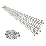 Raio Inox Grosso Aro 29 Enduro 295mm X 2,5mm Jogo 36 Raios